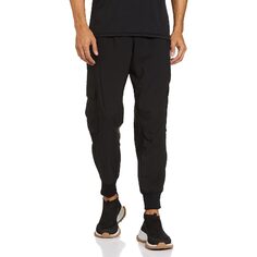 Спортивные брюки Adidas Essentials Small Logo Woven Cargo Ankle-Length , черный