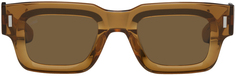 Коричневые солнцезащитные очки Ares AKILA