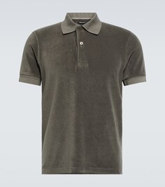 Рубашка-поло из полотенца Tom Ford, коричневый
