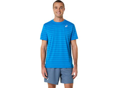 Топ Asics MEN COURT STRIPE SS TOP, синий