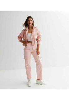 Джинсовая куртка New Look, бледно-розовый