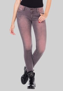 Узкие джинсы Cipo &amp; Baxx, темно-розовый