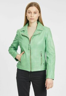 Кожаная куртка Gipsy, зеленый