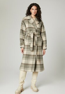 Классическое пальто Guido Maria Kretschmer Collection, бежевый/оливковый/коричневый