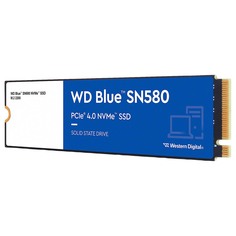 Внутренний твердотельный накопитель Western Digital WD Blue SN580, WDS100T3B0E, 1Тб, M.2 2280