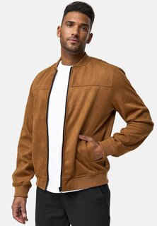 Куртка из искусственной кожи Indicode, коричневый