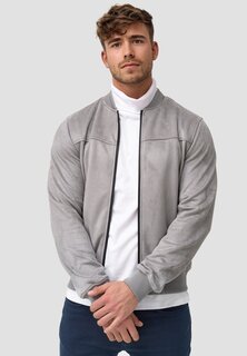 Куртка из искусственной кожи Indicode, светло-серый