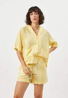 Рубашка Minimum с коротким рукавом, желтый