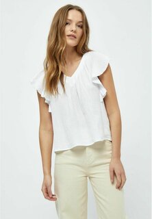 Блузка Minus с короткими рукавами, белый