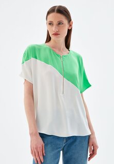 Блузка adL с молнией, зеленый