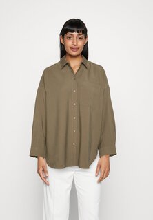 Блузка Selected, темно-зеленый