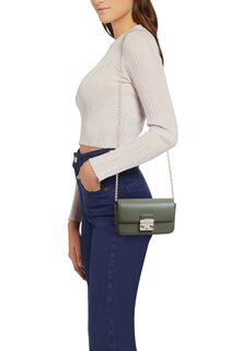 Сумка через плечо Furla Metropolis Mini M, пыльно-зеленый