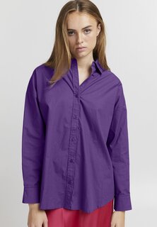 Рубашка ICHI Ixstormie Plain, фиолетовый