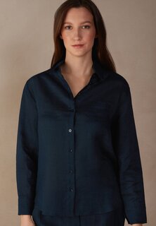 Рубашка Intimissimi с длинным рукавом, темно-синий