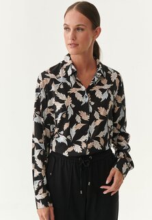 Рубашка Tatuum с принтом листьев, черный