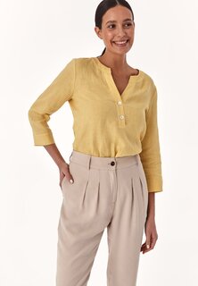 Блузка TATUUM с глубоким вырезом, желтый