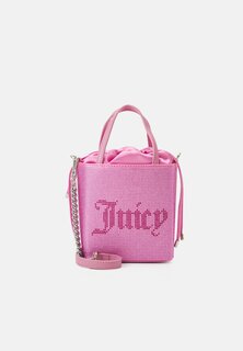 Сумка Juicy Couture со стразами, розовый