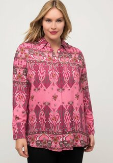 Рубашка Ulla Popken Art Déco, розовый