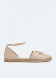 Эспадрильи TORY BURCH Eleanor D’Orsay espadrilles, бежевый