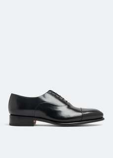 Оксфорды SANTONI Isaac Oxford shoes, черный