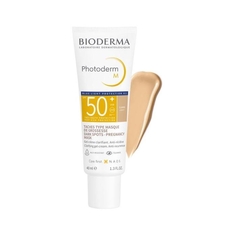 Bioderma Photoderm M Tinted Cream Light SPF 50+ 40 мл Солнцезащитный крем для пятнистой кожи