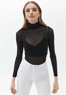 Блузка OXXO прозрачная, черный