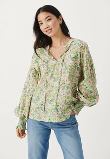 Блуза Part Two с цветочным принтом, зеленый