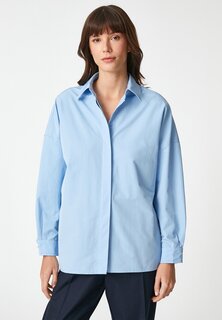 Рубашка Koton с прямым кроем, синий
