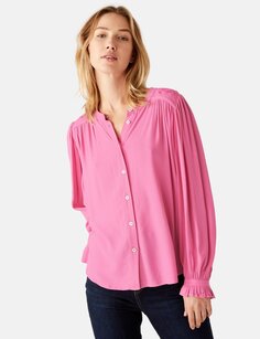 Блузка Marks &amp; Spencer на пуговицах, розовый