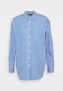 Рубашка Marks &amp; Spencer в полоску, синий