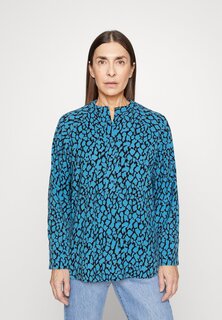 Блузка Marks &amp; Spencer с принтом, синий/мультиколор