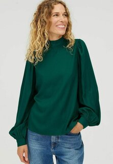 Блузка mbyM с длинным рукавом, зеленый