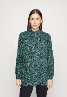 Блузка Marks &amp; Spencer с принтом, зеленый/мультиколор