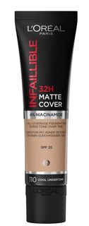 L’Oréal Infaillible 32H Matt Cover Праймер для лица, 110 Rose Vanilla/Cool Undertone L'Oreal