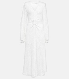 Платье миди Bridal Sirin с пайетками ROTATE BIRGER CHRISTENSEN, белый