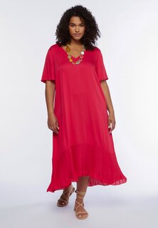 Летнее платье Fiorella Rubino, розовый неон