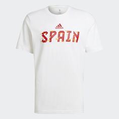 Футболка Adidas FIFA World Cup 2022 Spain, белый/красный