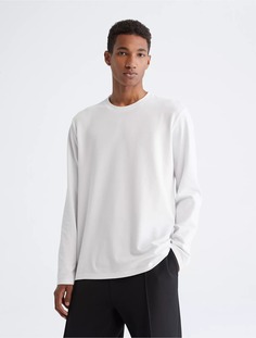 Футболка Calvin Klein Long Sleeve Tech Pique, белый