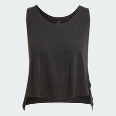 Топ Adidas Training Studio Novelty Reversible Back-to-front Tank, серо-черный