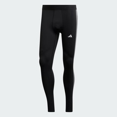 Тайтсы Adidas Techfit 3-stripes Training Long, черный