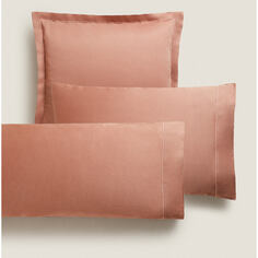 Наволочка Zara Home (300-Thread-Count) Cotton Sateen, розовый