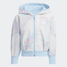 Куртка Adidas, светло-голубой/мультиколор