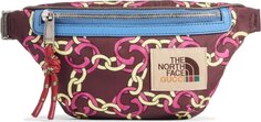 Сумка The North Face x Gucci Belt Bag Burgundy Multi
