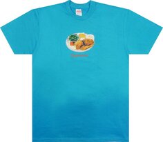 Футболка Supreme Chicken Dinner Tee &apos;Cyan&apos;, синий