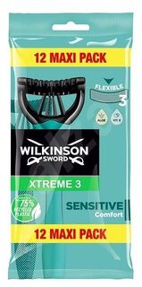 Wilkinson Xtreme3 Sensitive Comfort бритва для мужчин, 12 шт.