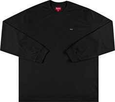 Лонгслив Supreme Small Box Long-Sleeve Tee &apos;Black&apos;, черный