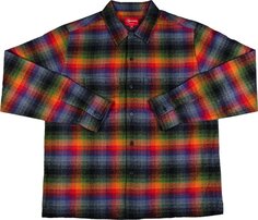 Рубашка Supreme Plaid Flannel Shirt &apos;Multicolor&apos;, разноцветный