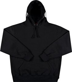 Толстовка Supreme Rib Hooded Sweatshirt &apos;Black&apos;, черный