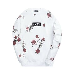 Толстовка Kith Summer Floral Crewneck &apos;White&apos;, белый