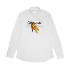 Рубашка Off-White Pascal Wet Floor Print Shirt &apos;White/Yellow&apos;, белый
